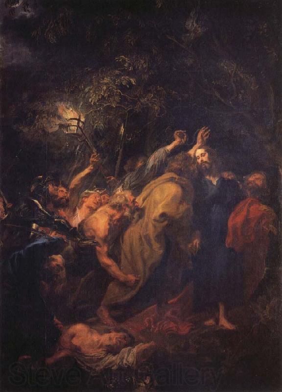 Anthony Van Dyck Arrest of Christ Spain oil painting art